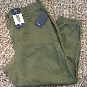 GAP Green Jogger Track Pants with Elastic Waistband